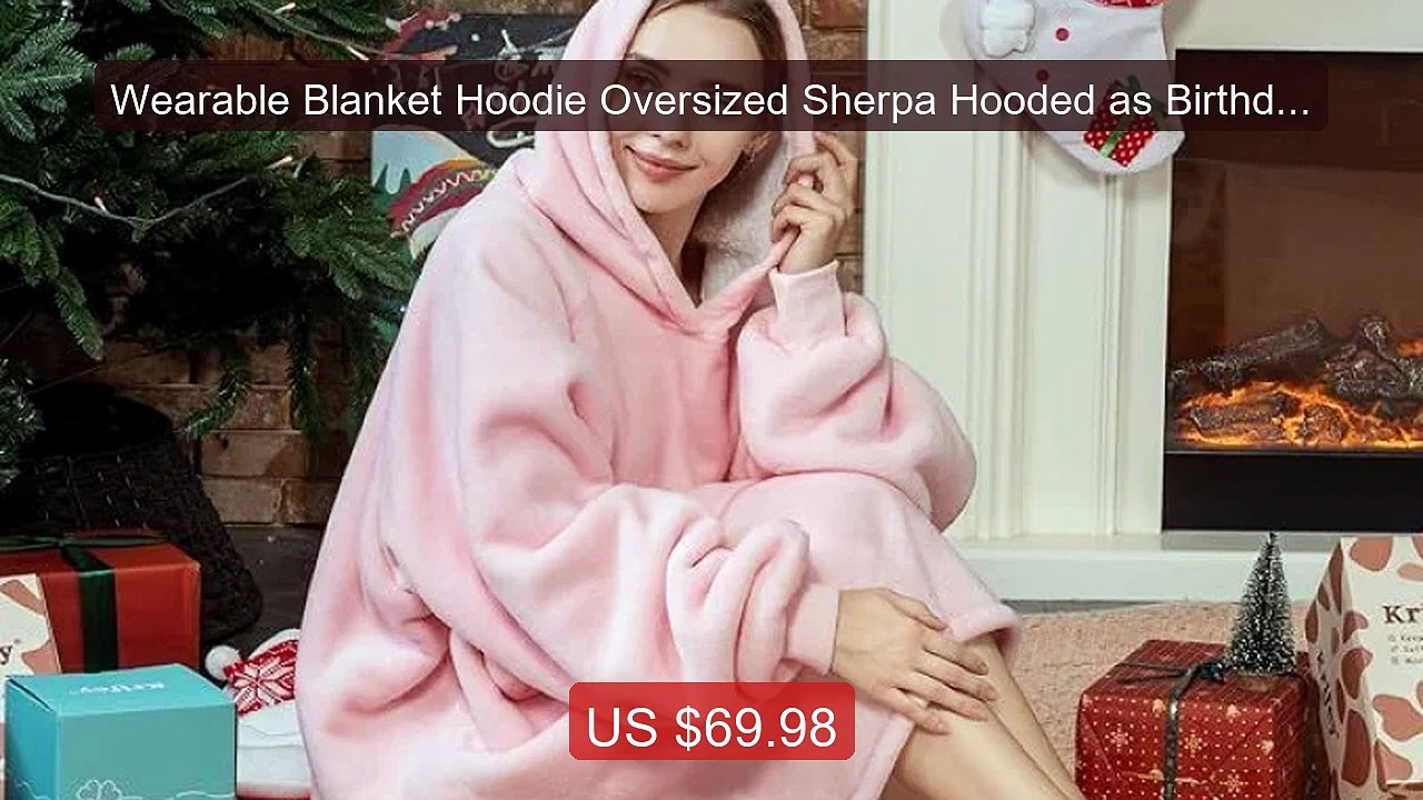 Wearable Blanket Hoodie Oversized Sherpa Hooded as Birthday Gi... -- Hot Deal 2026 | Limited Offer!