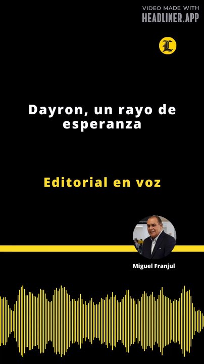 Editorial | Dayron, un rayo de esperanza
