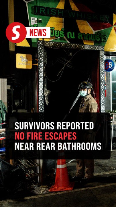 At least 27 killed in Bangkok pub fire, officials say