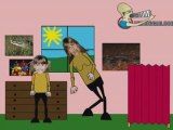 Terri and Bindi Irwin hilarous shocking cartoon comedy