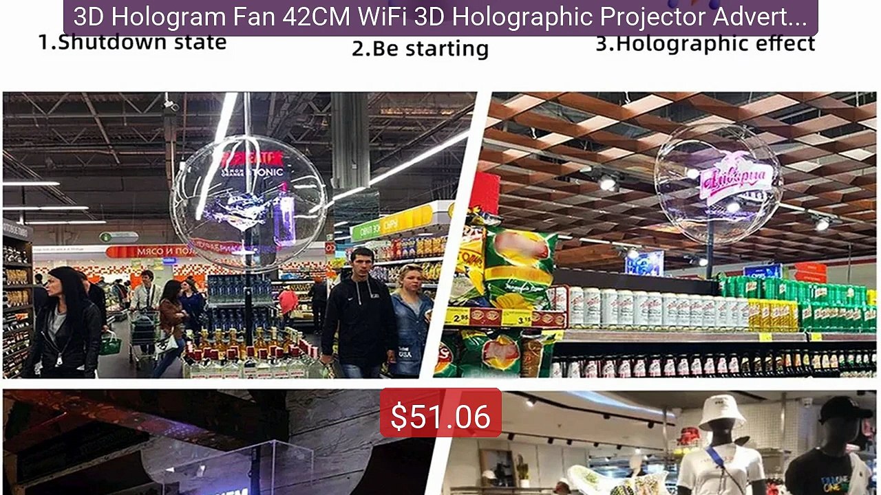 3D Hologram Fan 42CM WiFi 3D Holographic Projector Advertising Dis... -- Best Deal 2026 | Shop Now!