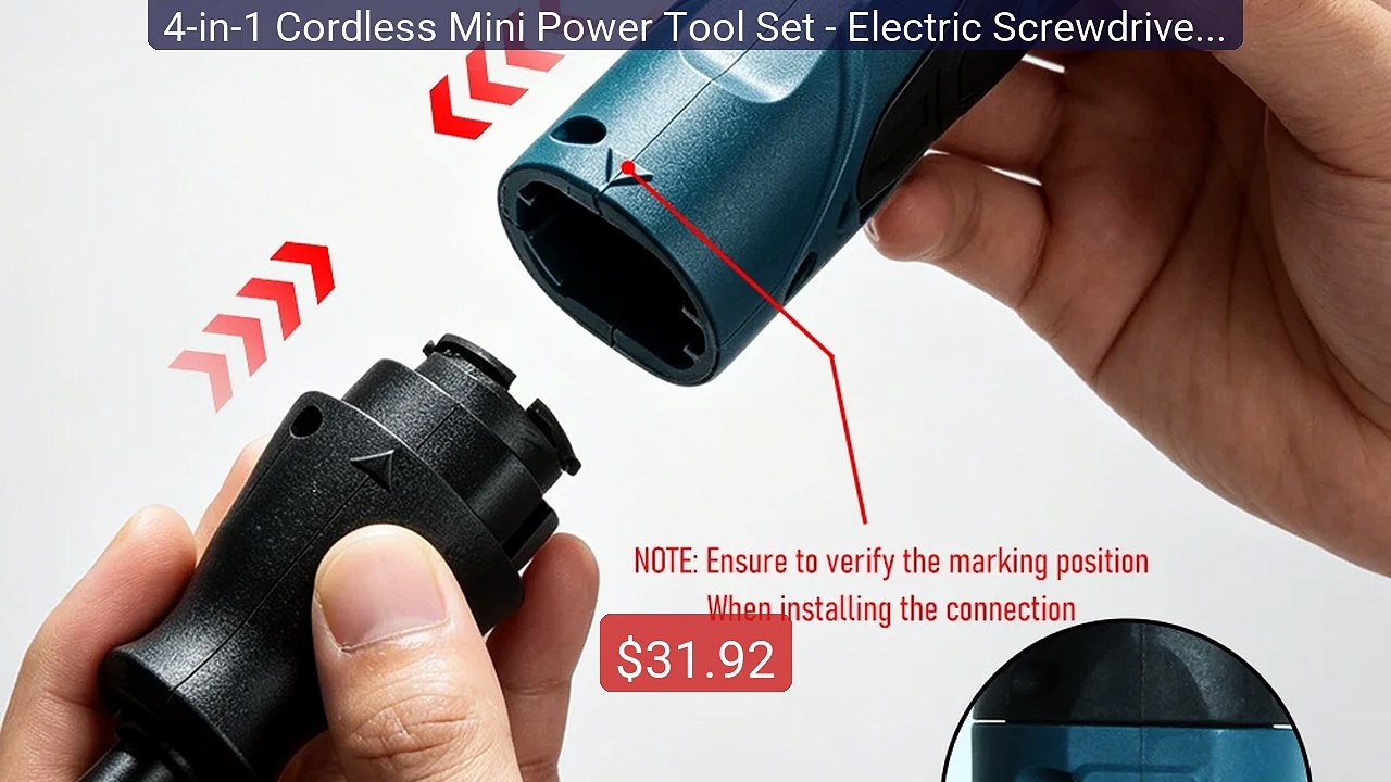 4-in-1 Cordless Mini Power Tool Set - Electric Screwdriver, Cutter,... -- Top Rated 2026 | Buy Now!