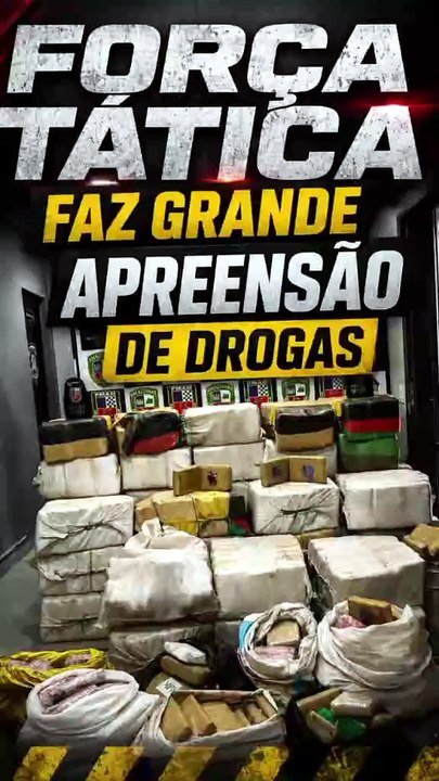 AÇÃO DA POLÍCIA APREENSÃO DE DRO0G4S