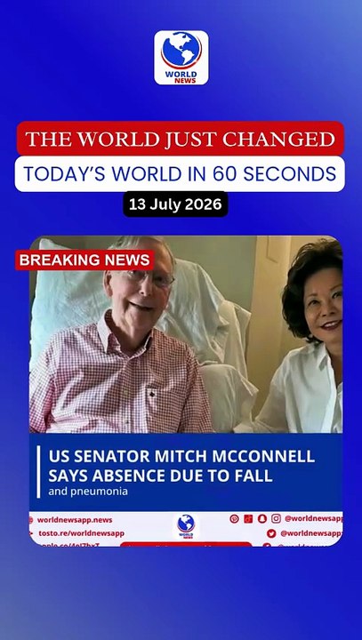 US Senator Mitch McConnell says absence due to fall and pneumonia