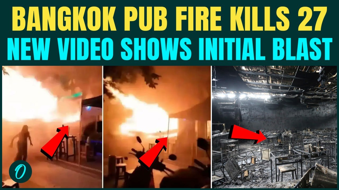Bangkok Pub Fire KILLS 27, Chilling VIDEO Shows Victims TRAPPED With Thick Smoke Inside Blazing Pub