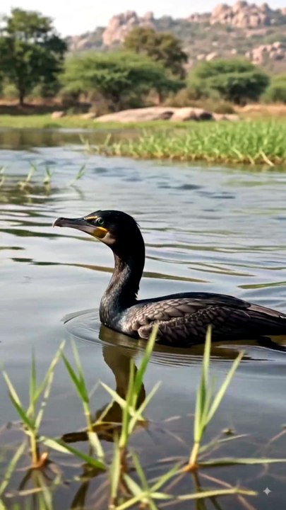 Great cormorant of India real documentry video