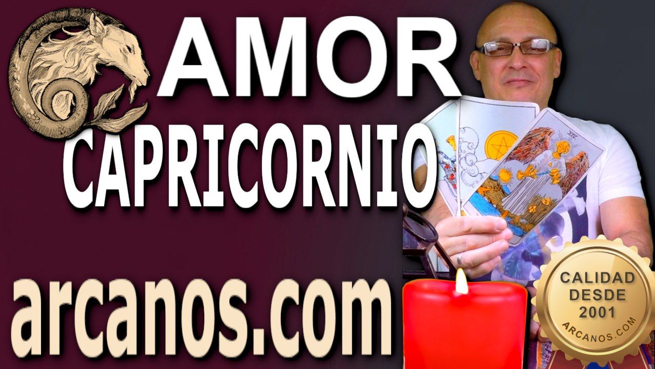 ♑ CAPRICORNIO AMOR: Quiere, pero no se atreve | Nadie sabe para quién trabaja