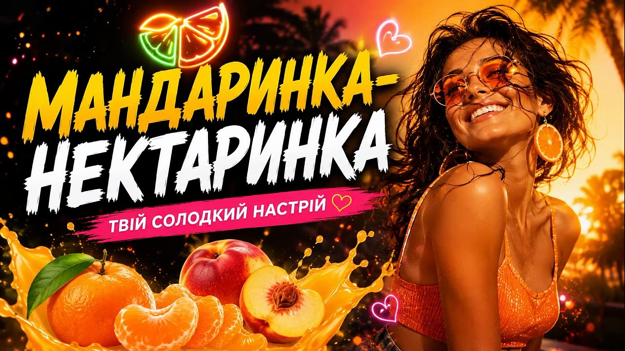 Mandarin Nectarine ☀️ Fun Ukrainian Pop Dance Song | Feel Good Music