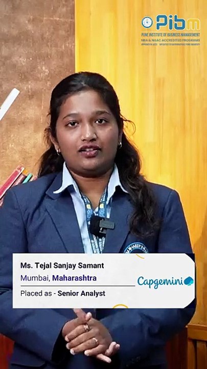 PIBM to Capgemini | MBA & PGDM | Tejal Sanjay Samant | Batch 2024–26