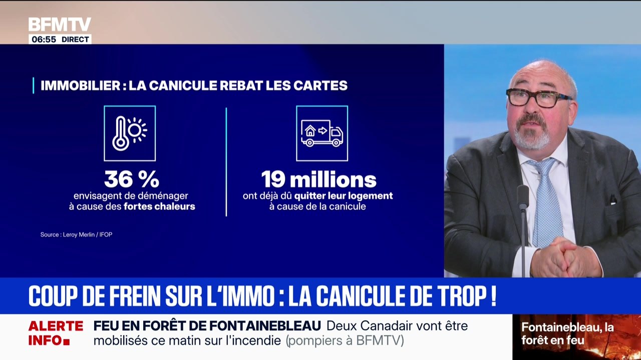 BFM Conso : Coup de frein sur l'immo, la canicule de trop ! - 13/07