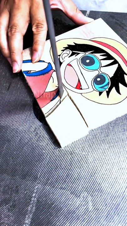 ​Crispy Wood Cutting ASMR: Carving Anime Character Luffy Art 🎧 | Top G7 ASMR