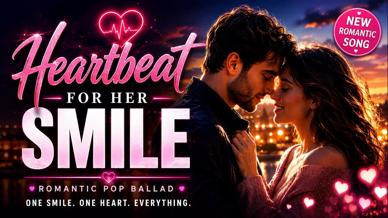 Heartbeat For Her Smile 💕 Emotional Love Song | Romantic Pop Music