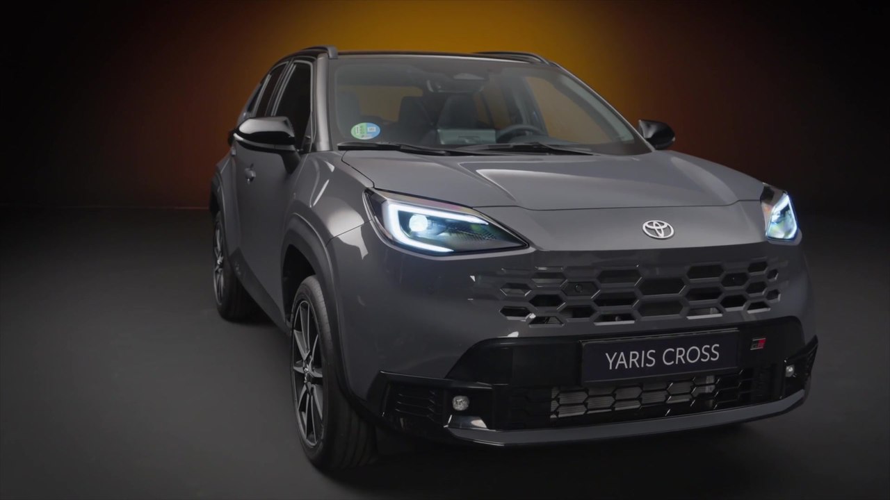 Toyota Yaris Cross GR in Storm Grey Design Preview in Studio