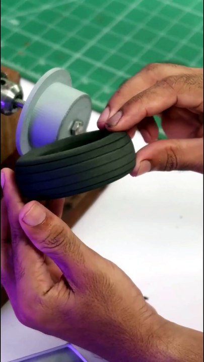 Handmade RC Truck Tyres🚛 | #shorts