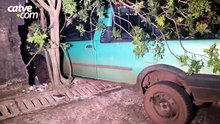 Motorista embriagado é preso após derrubar muro com Fiat Strada em Toledo