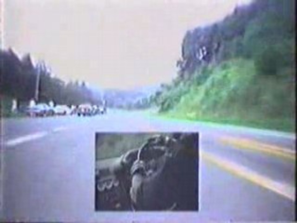 Drift sur route ouverte