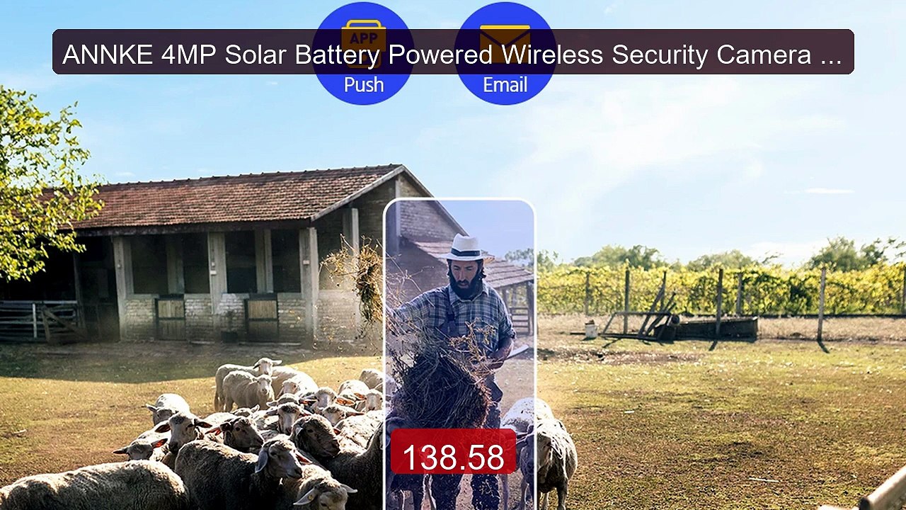 ANNKE 4MP Solar Battery Powered Wireless Security Camera 4MP ... -- Amazing Value 2026 | Must Have!