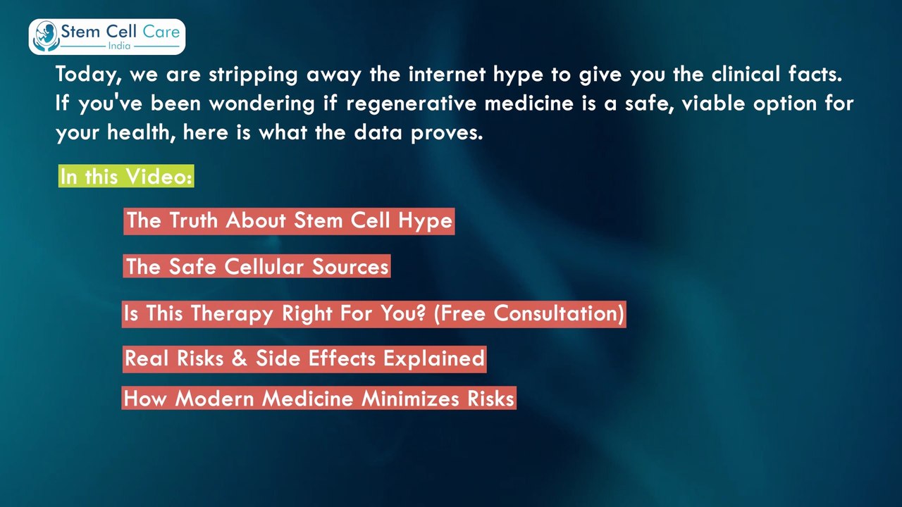 Is stem cell therapy safe? What the science actually says
