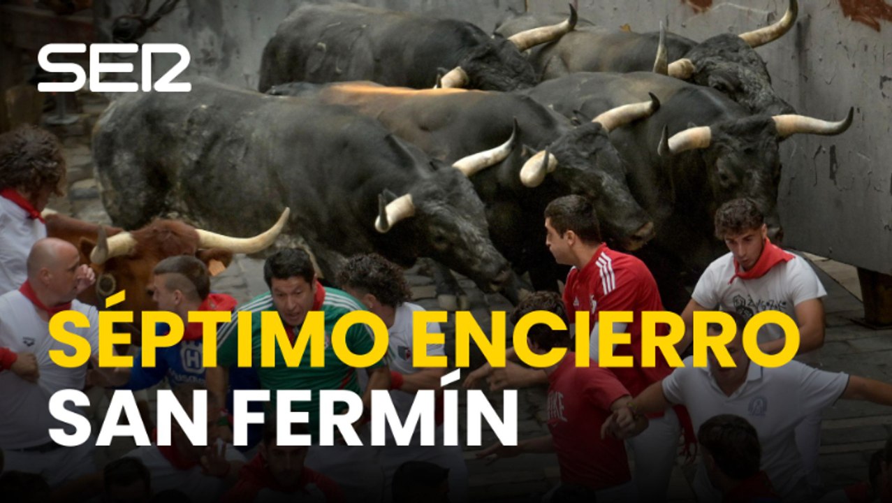 Así ha sido el séptimo encierro de San Fermín 2026