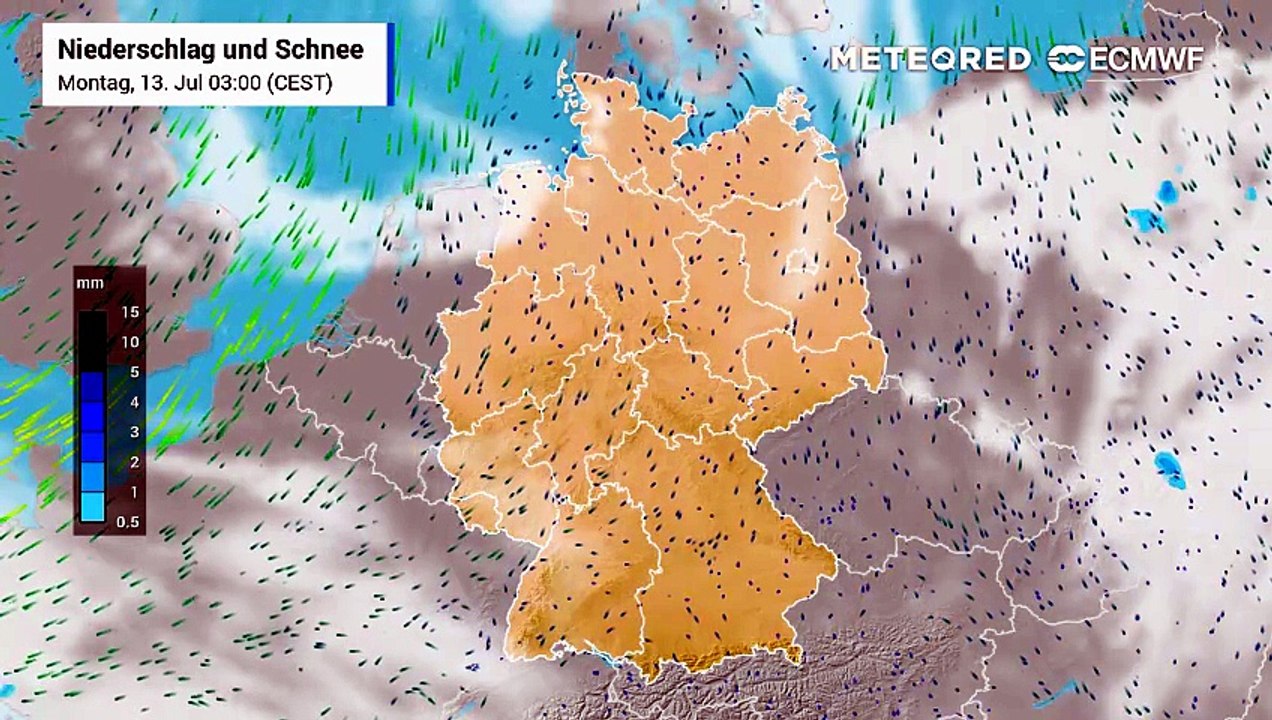 Kippt der Sommer? Schauer und Gewitter mit Unwettergefahr ziehen auf!