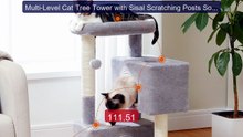 Multi-Level Cat Tree Tower with Sisal Scratching Posts Soft Pa... -- Hot Deal 2026 | Limited Offer!