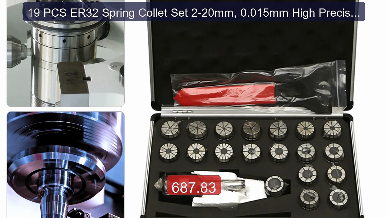 19 PCS ER32 Spring Collet Set 2-20mm, 0.015mm High Precision C... -- Hot Deal 2026 | Limited Offer!