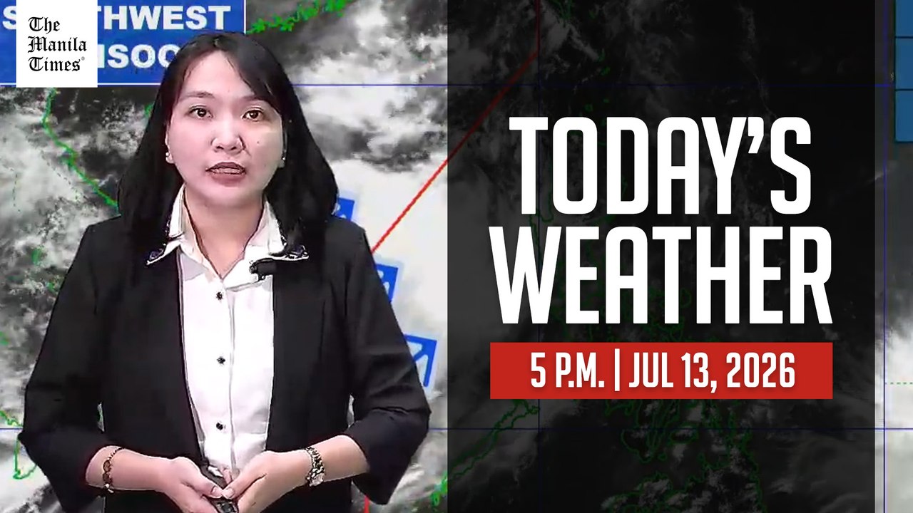 Today's Weather, 5 P.M. | Jul. 13, 2026