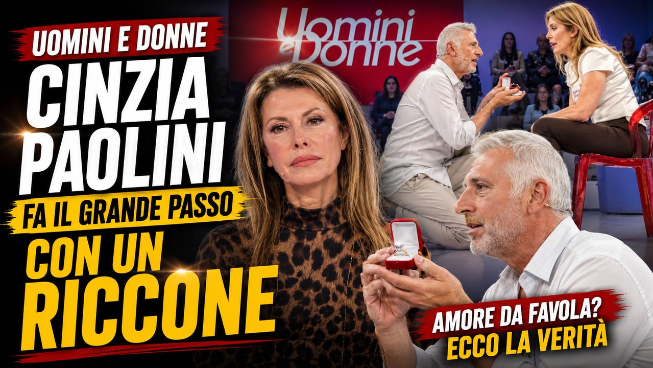 Uomini e Donne, Cinzia Paolini fa il grande passo con un riccone