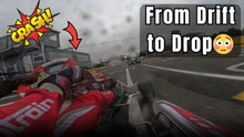 Driver Is Ejected From Go-Kart Before It Hits The Boundary