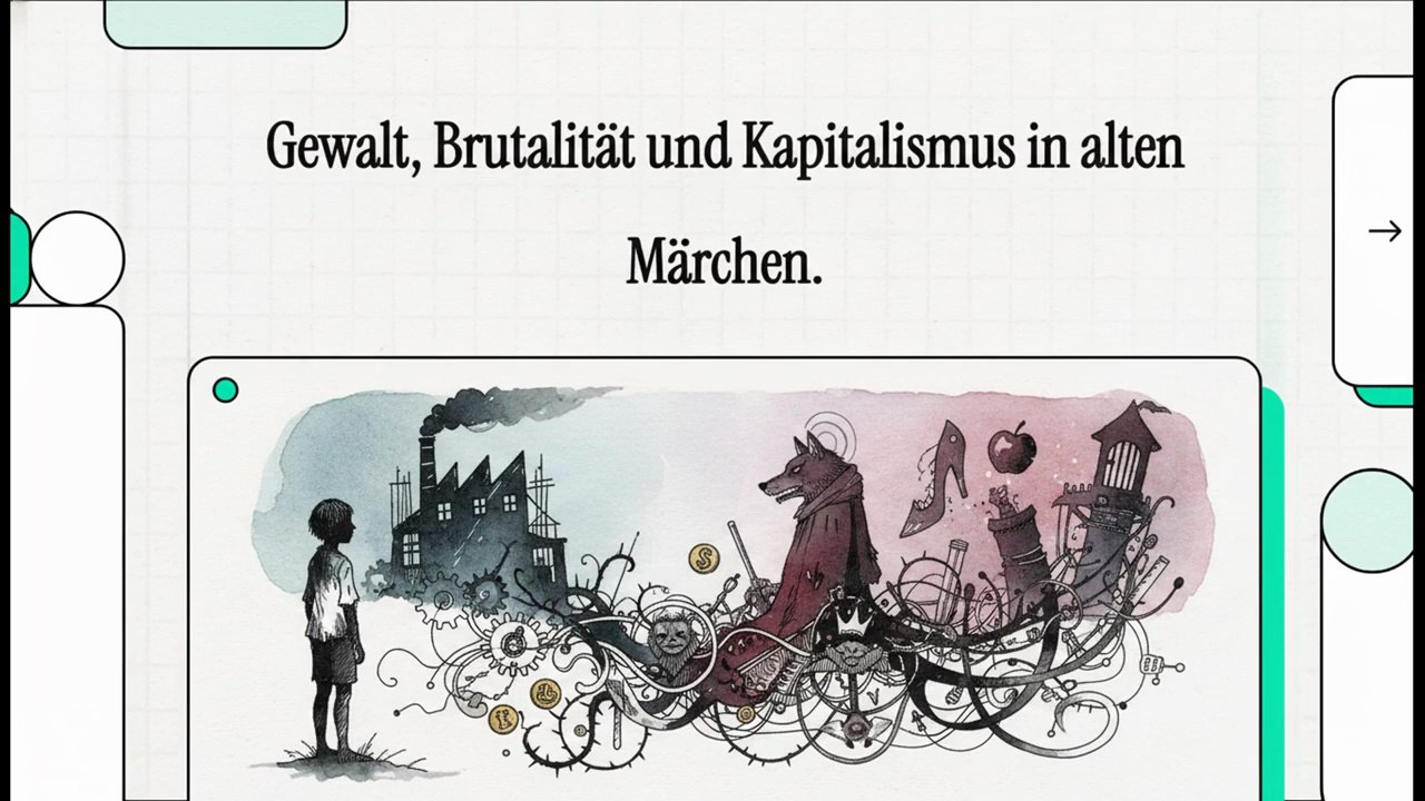 Gewalt, Brutalität und Kapitalismus in alten Märchen