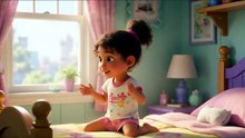 O Pulo do Lençol (Estica, Estica!) 🛏️ Música Infantil para Arrumar a Cama _ CANAL GIRASSOL KIDS