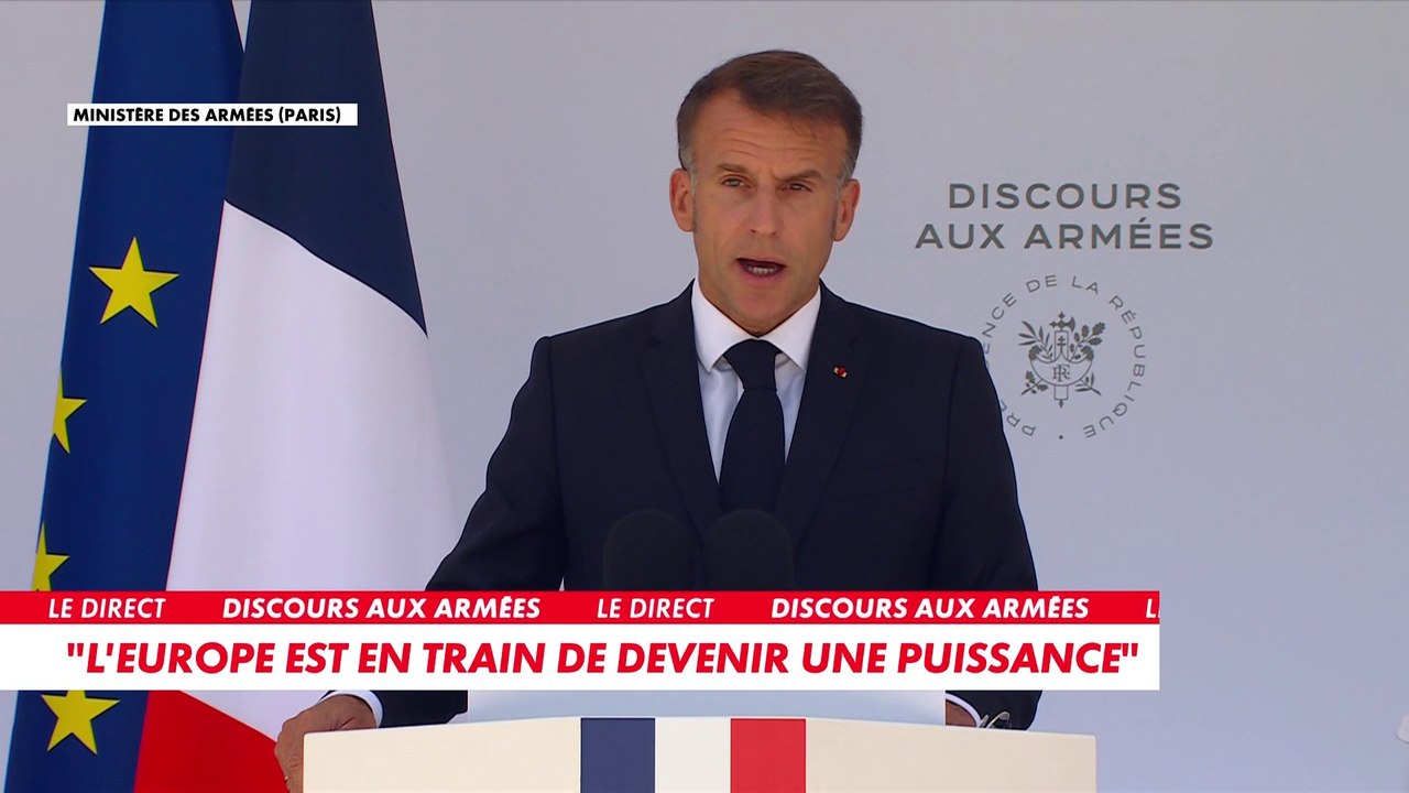 Emmanuel Macron : «Nous nous tenons prêts à combattre au prix du sang»