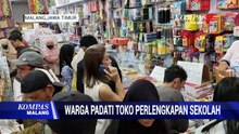Tahun Ajaran Baru, Warga Padati Toko Perlengkapan Sekolah