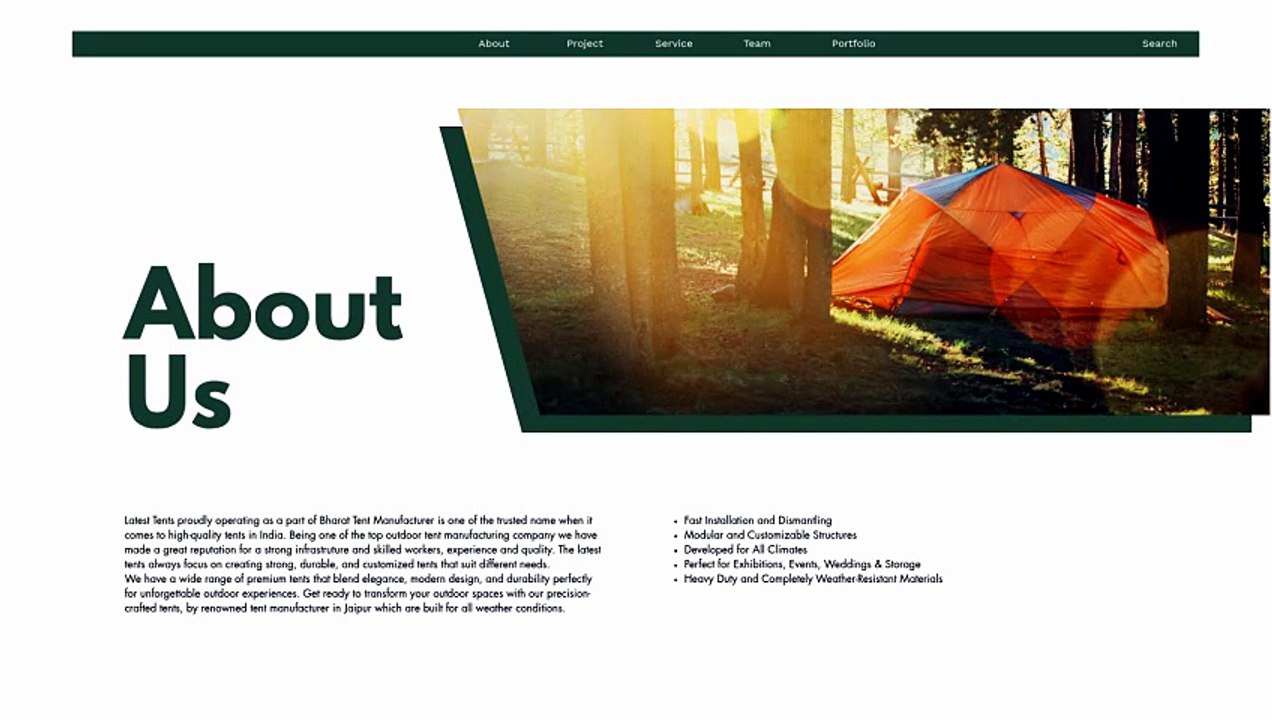 Latest Tents Video July