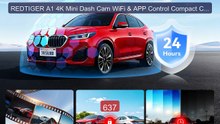 REDTIGER A1 4K Mini Dash Cam WiFi & APP Control Compact Car Camera ... -- Top Rated 2026 | Buy Now!