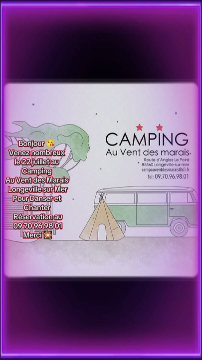 Camping Au Vent des Marais
