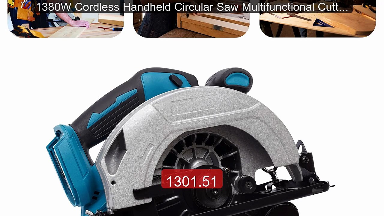 1380W Cordless Handheld Circular Saw Multifunctional Cutting Tool F... -- Top Rated 2026 | Buy Now!