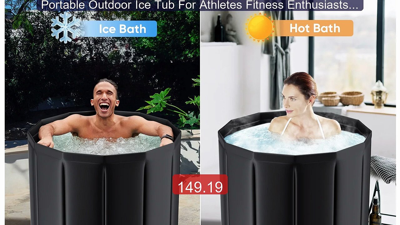 Portable Outdoor Ice Tub For Athletes Fitness Enthusiasts Max ... -- Hot Deal 2026 | Limited Offer!