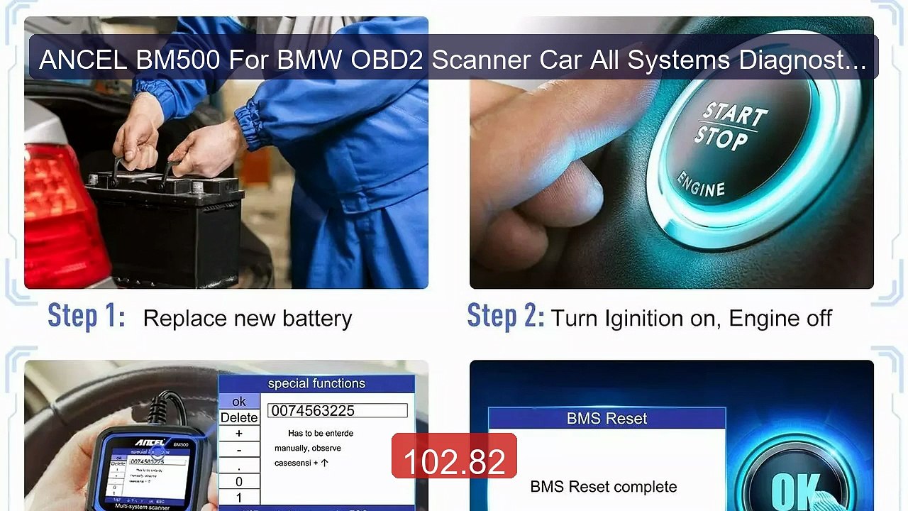ANCEL BM500 For BMW OBD2 Scanner Car All Systems Diagnostic Tool Ba... -- Top Rated 2026 | Buy Now!