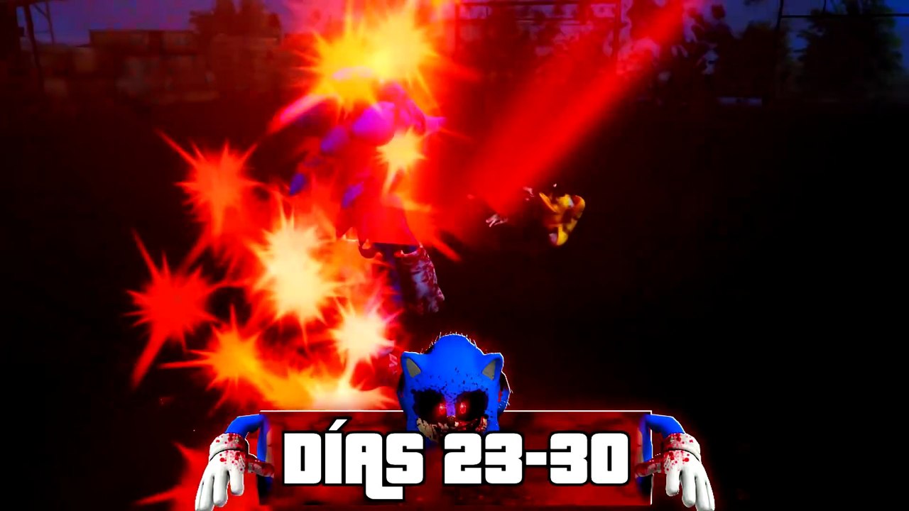 SOBREVIVÍ 100 DÍAS como SONIC.EXE en GTA 5 !! (Sonic.exe Movie mod)
