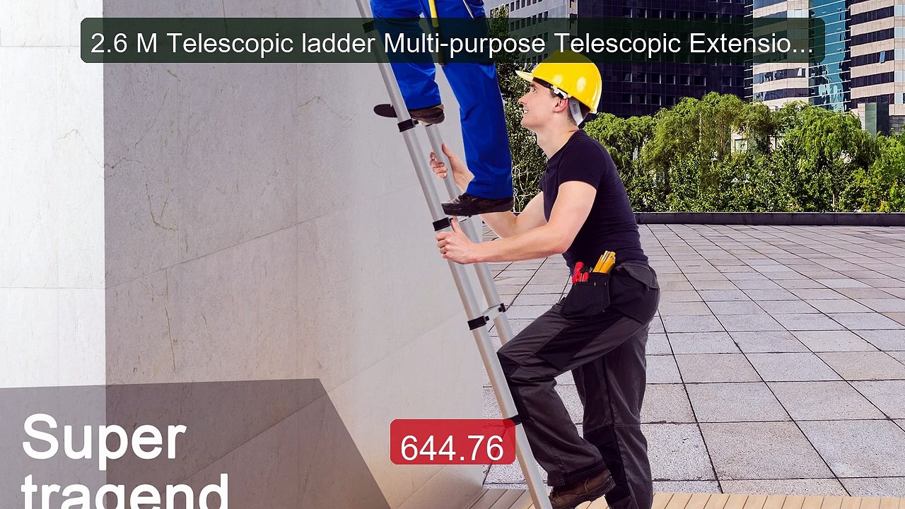 2.6 M Telescopic ladder Multi-purpose Telescopic Extension ladder ... -- Best Deal 2026 | Shop Now!