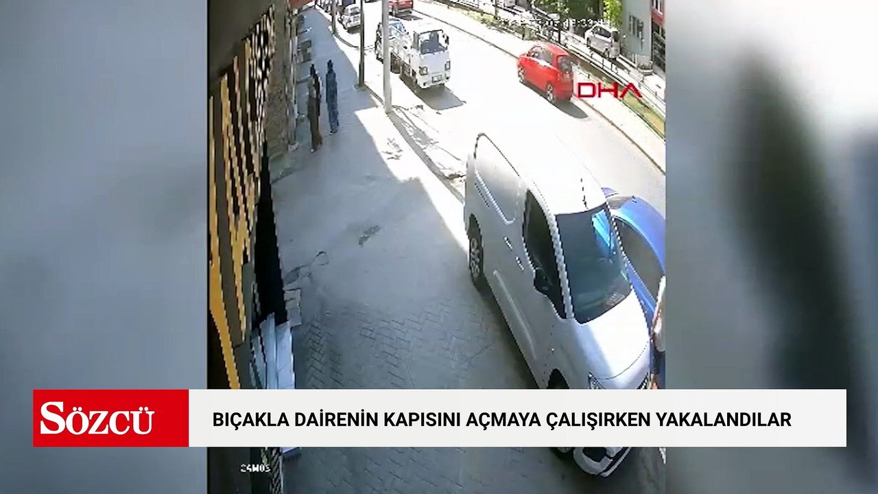 Bıçakla dairenin kapısını açmaya çalışırken yakalanan 3 şüpheli tutuklandı