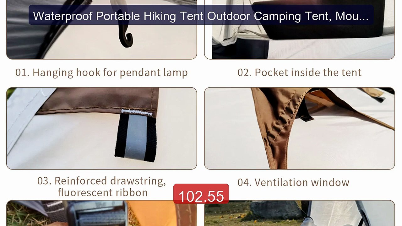 Waterproof Portable Hiking Tent Outdoor Camping Tent, Mountain Clim... -- Top Rated 2026 | Buy Now!