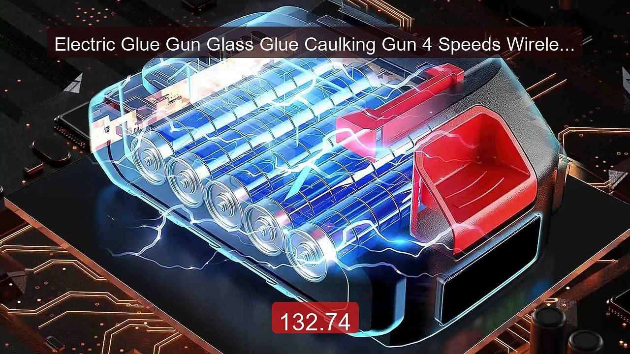 Electric Glue Gun Glass Glue Caulking Gun 4 Speeds Wireless Do... -- Best Buy 2026 | Great Quality!