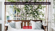 6 Set Tie Down Rings For Trailers Cargo Down Rings & Bottom Plate ... -- Best Deal 2026 | Shop Now!