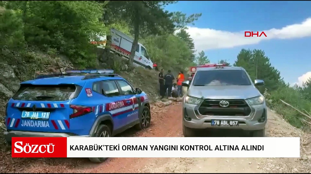 Karabük’teki orman yangını kontrol altına alındı