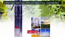 0.5KW Deep Well Pump 2850r/min Water Pump 100m/328.08 ft Snap Ring... -- Best Deal 2026 | Shop Now!