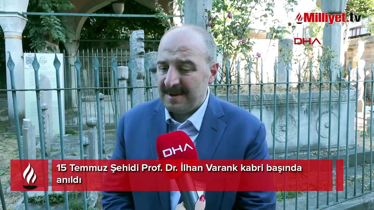 15 Temmuz Şehidi Prof. Dr. İlhan Varank kabri başında anıldı