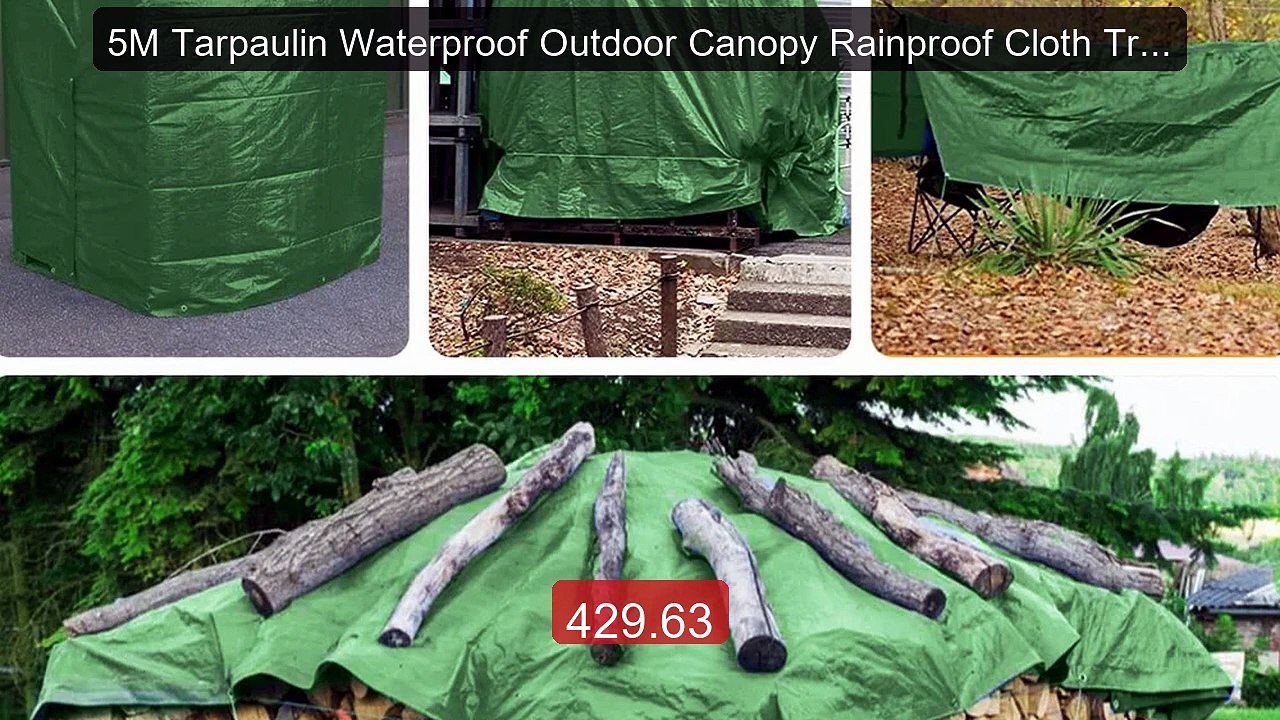 5M Tarpaulin Waterproof Outdoor Canopy Rainproof Cloth Truck Tarp C... -- Top Rated 2026 | Buy Now!