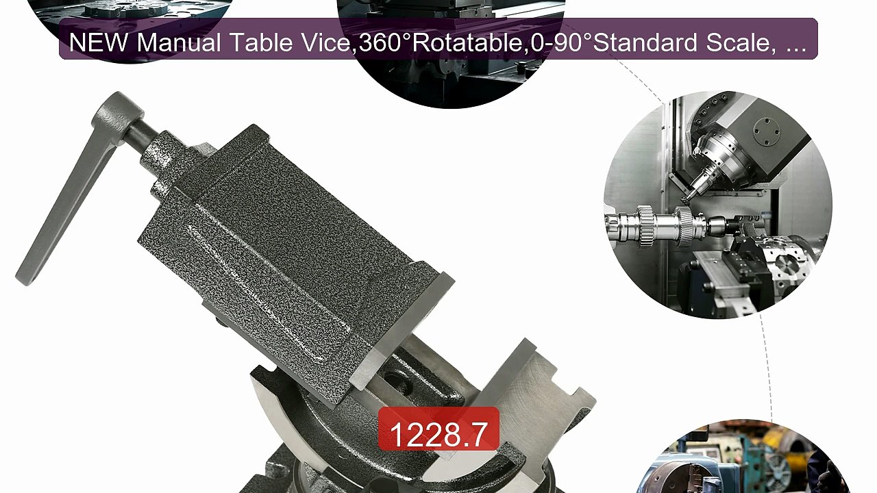 NEW Manual Table Vice,360°Rotatable,0-90°Standard Scale, Ma... -- Top Pick 2026 | Unbeatable Price!